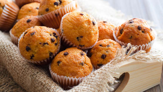 Eggless vanilla muffins using Concentrate